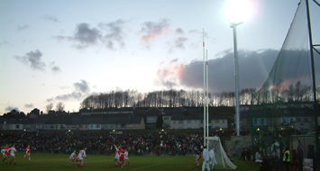 Celtic Park Floodlighting Switched On