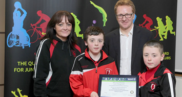 GAA Clubs Awarded at Clubmark NI Ceremony