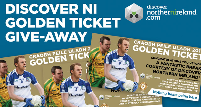 Golden Ticket Prizes in Ulster Final Programmes