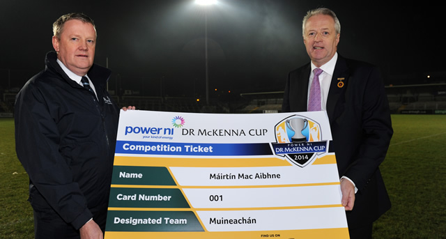 Power NI Dr McKenna Cup Competition Ticket Launched