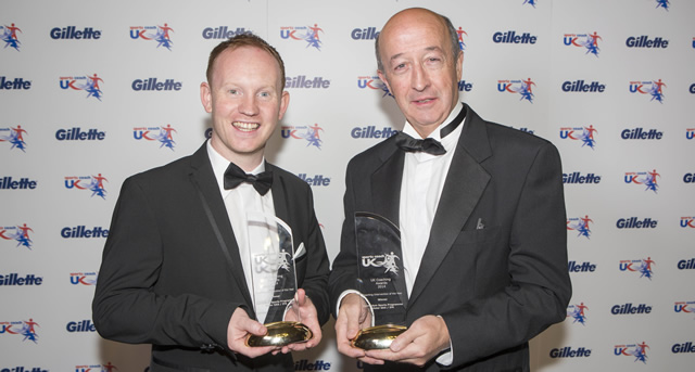 Ulster GAA and Irish FA collect UK Coaching Award