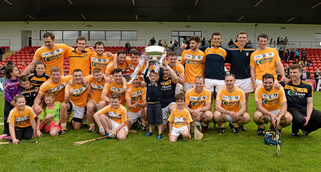Antrim hurlers do the double