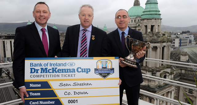Bank of Ireland Dr McKenna Cup Competition Ticket Launched