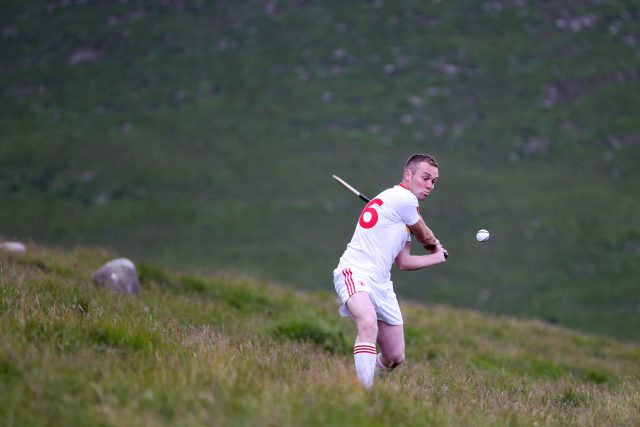 Ulster GAA Poc Fada at Hen Mountain, Hilltown, Co. Down July 20th 2015 Pic by John McIlwaine Poc Fada winner Paddy McKillion from Tyrone