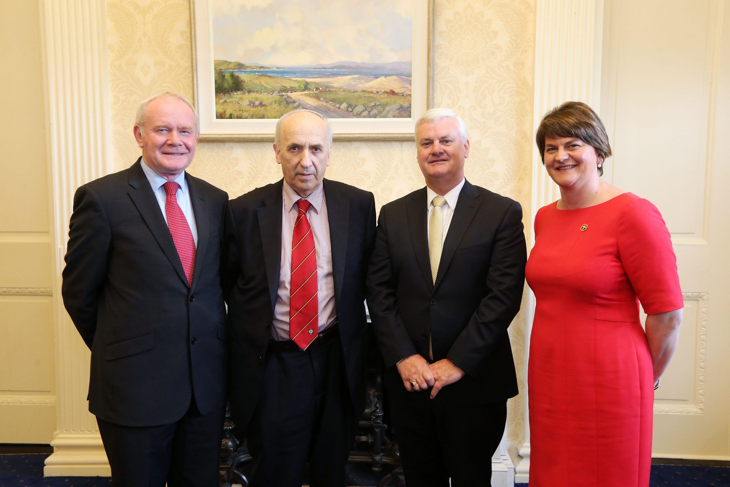 Ulster GAA Secretary honoured by Foster and McGuinness