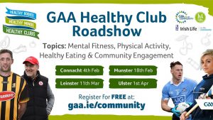 GAA Healthy Clubs Roadshow – Final Chance to Register