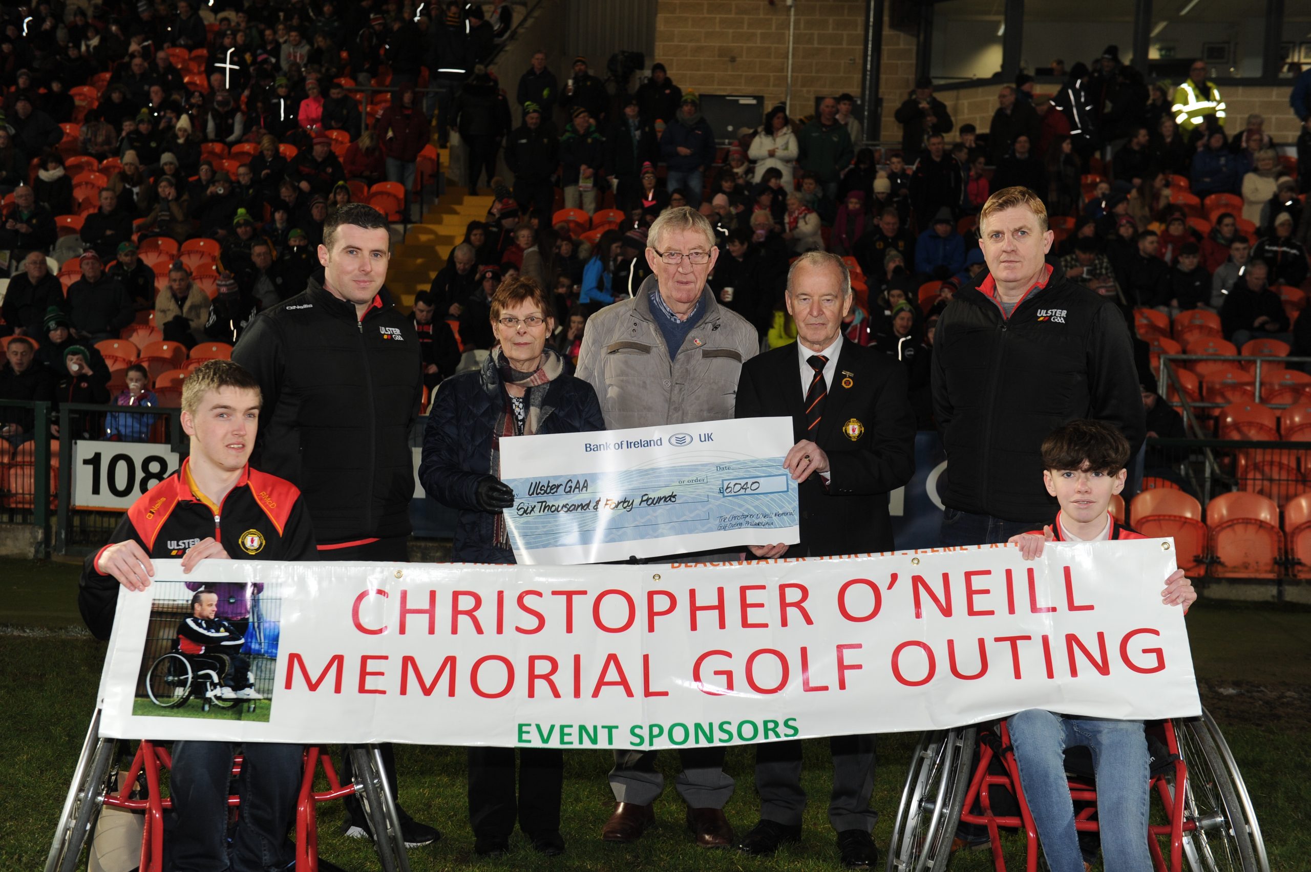 Generous donation to Ulster GAA Wheelchair Hurling