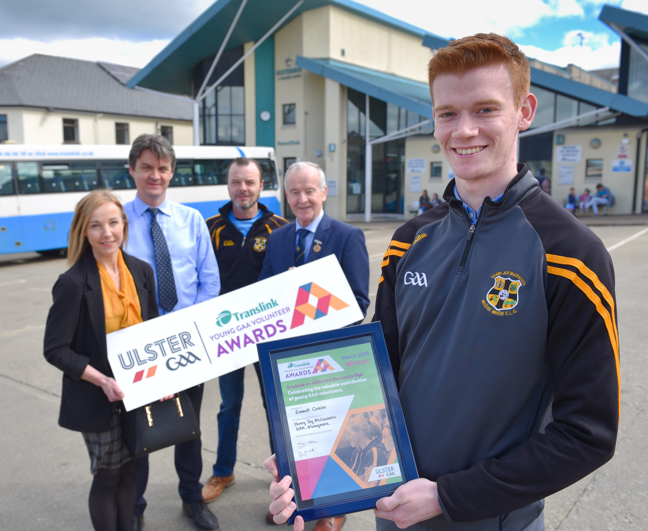 Young Moneymore Coach is Translink Ulster GAA Young Volunteer of the Month