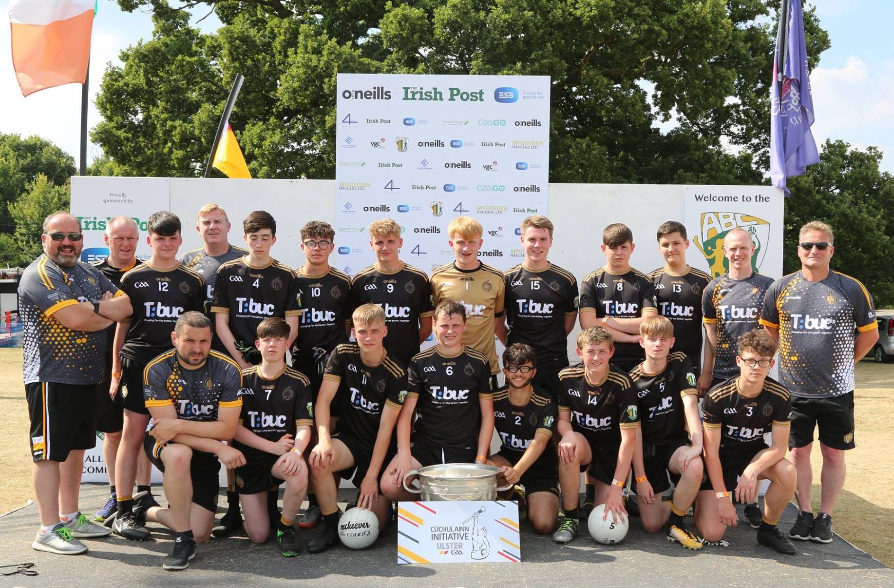 Ballymoney Cúchulainns represent Ulster GAA at the All Britain Competition 2018