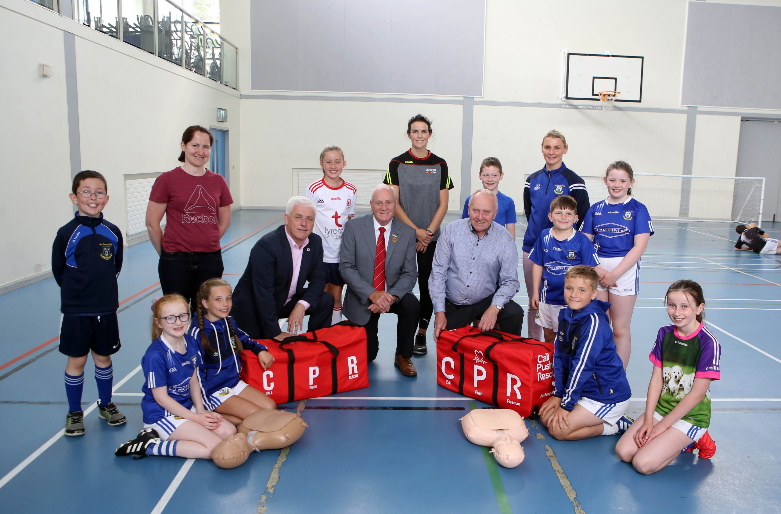 Young Tyrone Gaels learn the skills to save a life thanks to British Heart Foundation NI