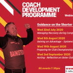 Coach Development Programe – Club Championship Webinar Series