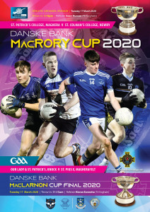 2020 Ulster Schools GAA Danske Bank MacRory & MacLarnon Cup Match Final Programme