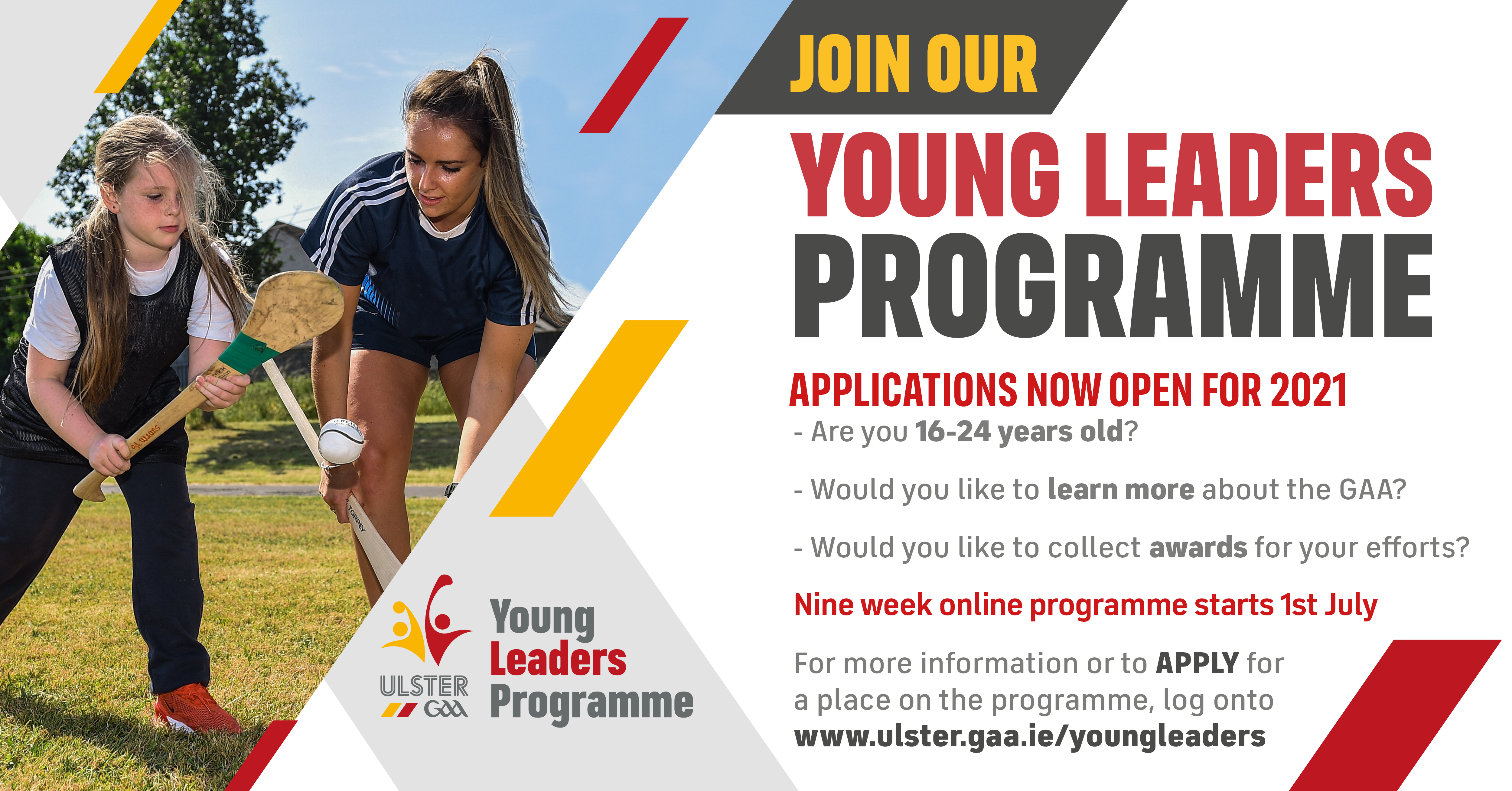 Exceptional opportunity as Ulster GAA Young Leaders Programme opens for applications