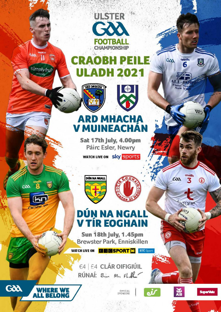 Download for free this weekend’s Ulster Senior Football Championship