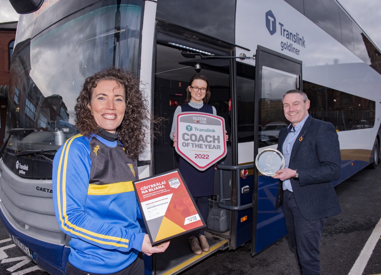 Donegal clubwoman wins Translink Ulster GAA Coach of the Year award