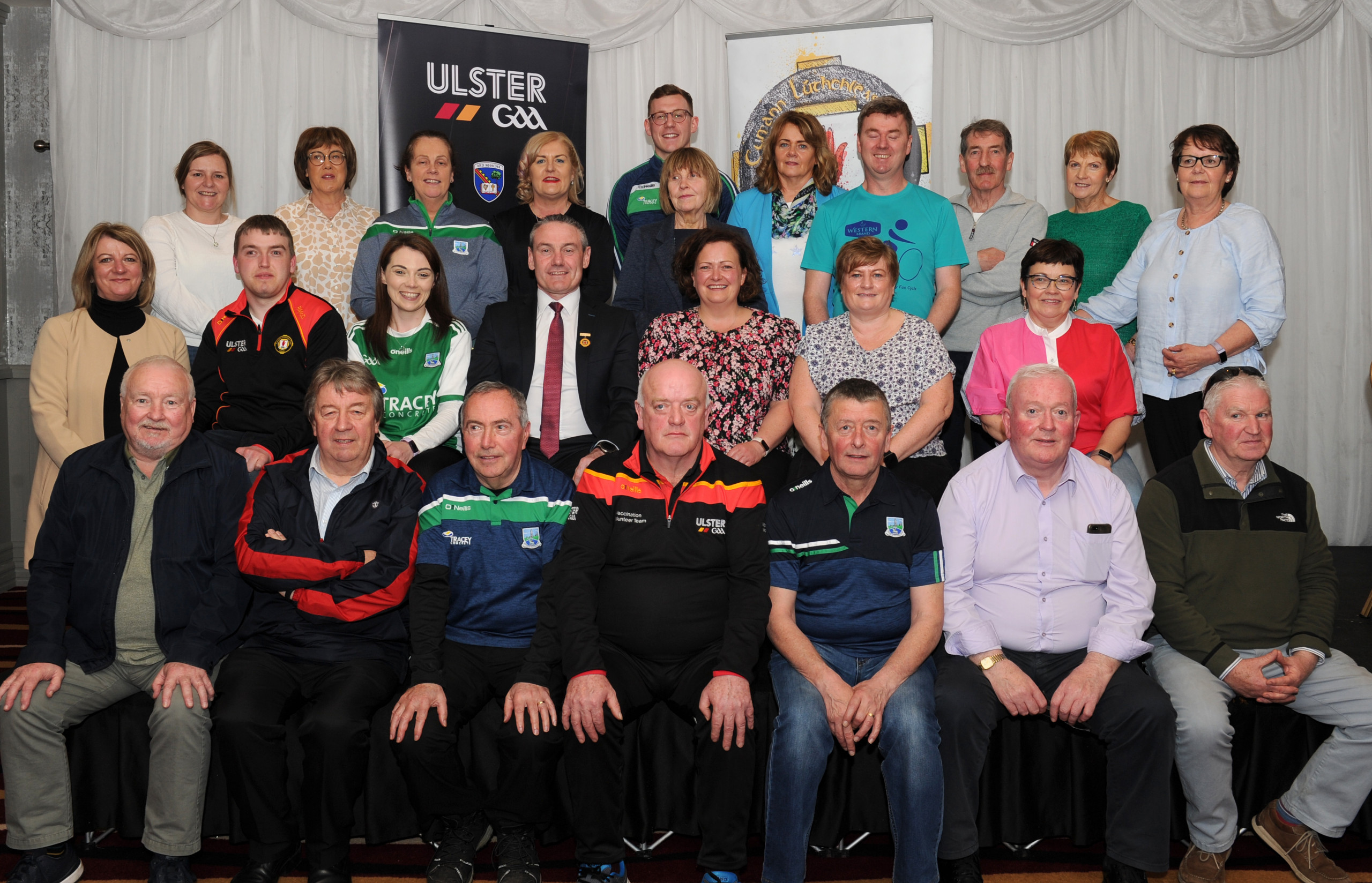 Ulster GAA Vaccination Volunteer Team celebrated