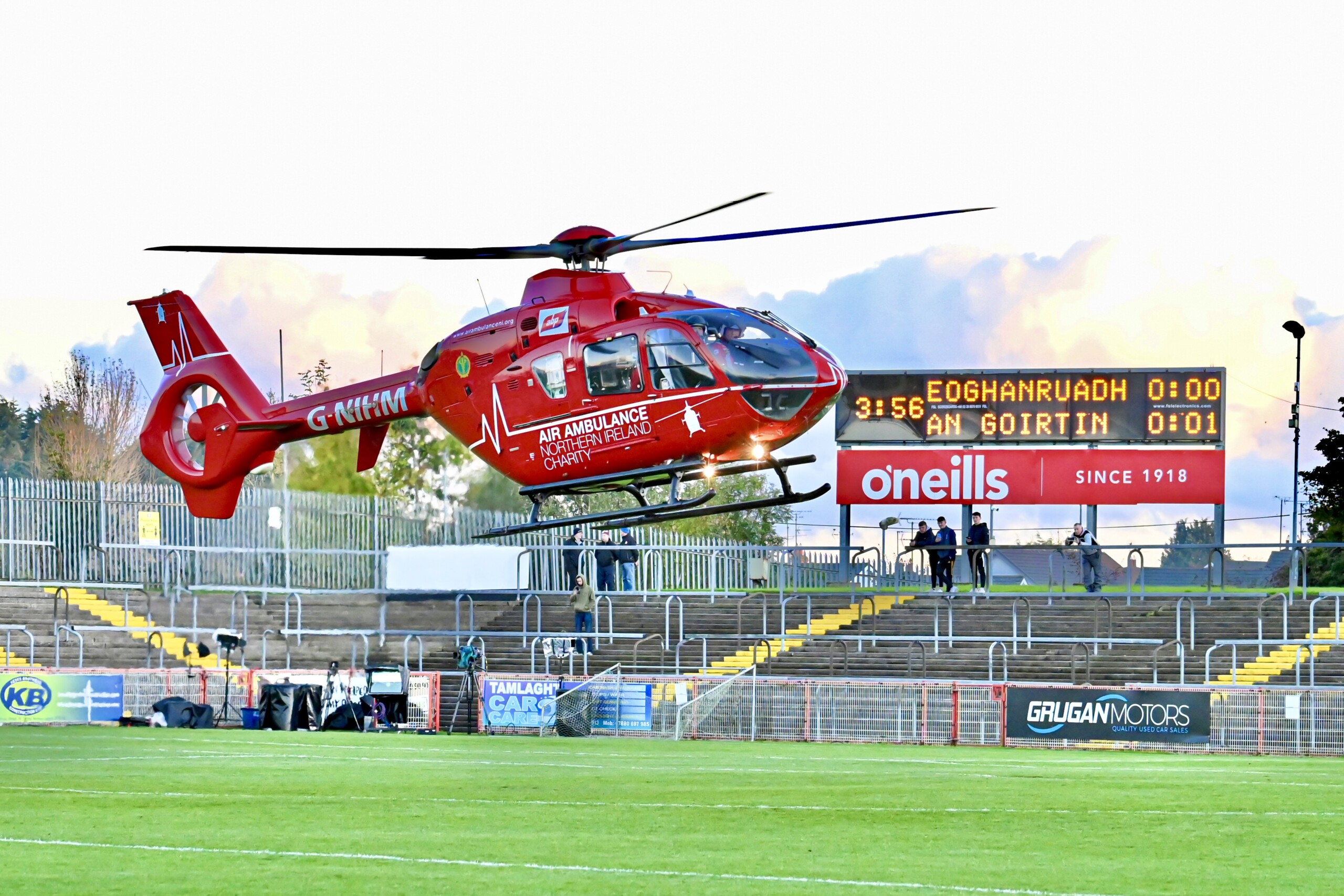Air Ambulance NI attend to GAA incident